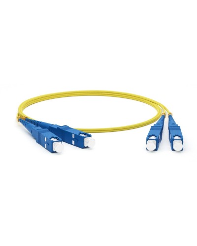FC-D2-9-SC/UR-SC/UR-H-5M-LSZH-YL. Патч-корд волоконно-оптический одномодовый. Hyperline в Химках