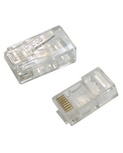 PLUG-8P8C-U-C5-100 (100 шт). Разъем RJ-45. Hyperline в Химках