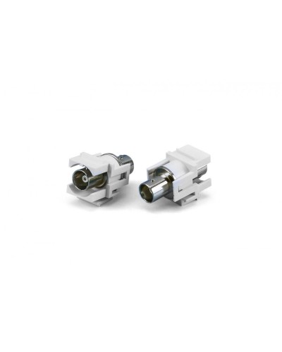 KJ1-BNC-D-WH. Вставка Keystone Jack RJ-45. Hyperline в Химках