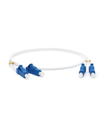 FC-D2-9A1-LC/UR-LC/UR-H-2M-LSZH-WH. Патч-корд волоконно-оптический одномодовый. Hyperline в Химках