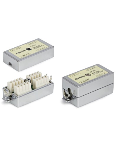 CA-IDC-C5e-SH-F-WH. Проходной адаптер экранированный. Hyperline в Химках