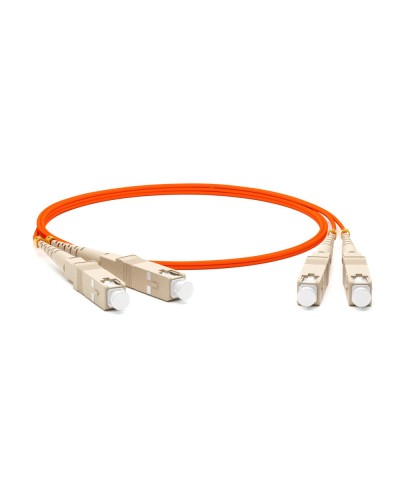 FC-D2-50-SC/PR-SC/PR-H-2M-LSZH-OR. Патч-корд волоконно-оптический SC-SC. Hyperline в Химках