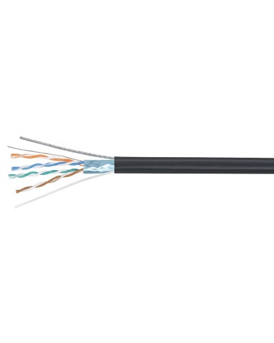 GENERICA F/UTP кат. 5E 100МГц 4 пары LDPE OUTDOOR трос 1,2мм черный (BC3-C5E04-359-305-G). Кабель «витая пара» (LAN) для структурированных систем связи. IEK в Химках