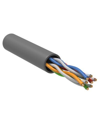 GENERICA U/UTP кат. 5E 100МГц 4 пары PVC INDOOR серый (BC1-C5E04-111-305-G). Кабель «витая пара» (LAN) для структурированных систем связи. IEK в Химках