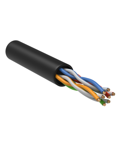 GENERICA U/UTP кат.5E 24AWG 4 пары LDPE черный (BC3-C5E04-139-305-R-G). Кабель «витая пара» (LAN) для структурированных систем связи. IEK в Химках