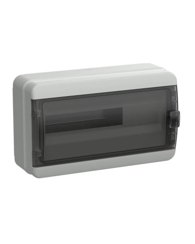 Корпус пластиковый КМПн-18 IP65 TEKFOR (TF5-KP72-N-18-65-K03-K02). Корпус модульный пластиковый черная прозрачная дверь. IEK в Химках