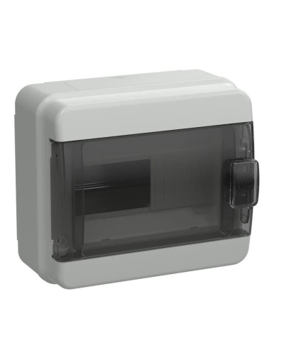 Корпус пластиковый КМПн-8 IP65 TEKFOR (TF5-KP72-N-08-65-K03-K02). Корпус модульный пластиковый черная прозрачная дверь. IEK в Химках