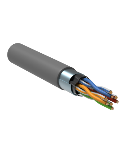 GENERICA F/UTP кат.5E 24AWG 4 пары LSZH серый (BC1-C5E04-321-305-R-G). Кабель «витая пара» (LAN) для структурированных систем связи. IEK в Химках