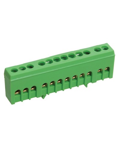Шина PE земля ШНИ-6х9-10-К-З (YNN10-69-10KD-K06). Шина в корпусном изоляторе на DIN-рейку. IEK в Химках
