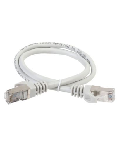 GENERICA Патч-корд кат.5E FTP 1м серый (PC01-C5EF-1M-G). Патч-корд медный. IEK в Химках