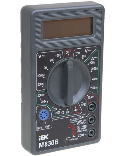 Мультиметр цифровой Universal M830B (TMD-2B-830). Мультиметр цифровой. IEK в Химках