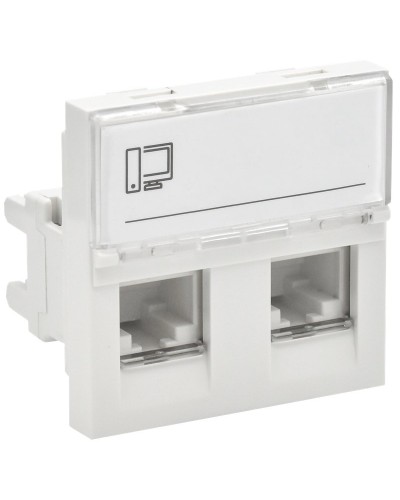 Розетка RJ45 кат.6 PRIMER РКИ-22-00-П-6 белый IEK (PR-KK40D-RI-0-2-2C06U-K01). Розетка RJ-45. IEK в Химках