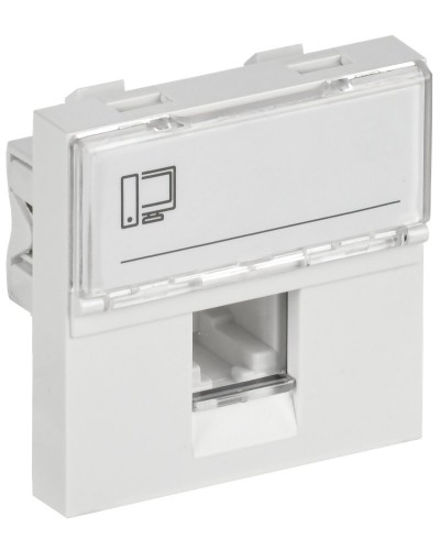 Розетка RJ45 кат.6 PRIMER РКИ-20-00-П-6 белый IEK (PR-KK40D-RI-0-2-1C06U-K01). Розетка RJ-45. IEK в Химках