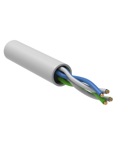 GENERICA U/UTP кат. 5E 24AWG 2 пары LSZH INDOOR белый (BC1-C5E02-128-305-G). Кабель «витая пара» (LAN) для структурированных систем связи. IEK в Химках
