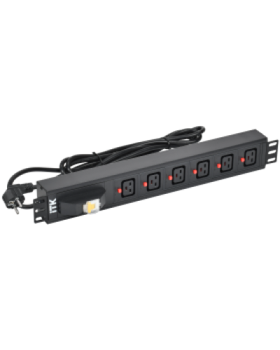 PH21-06C19-11. Блок розеток 19”. ITK в Химках