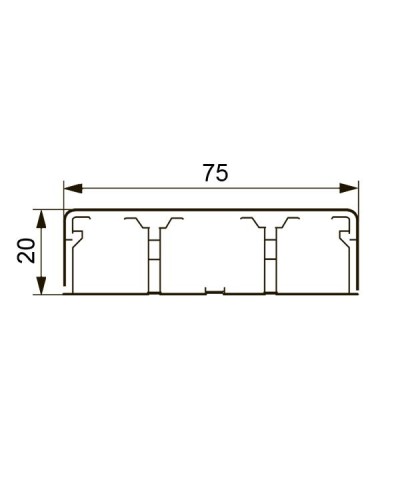 Короб DLPlus 75х20 (030033): Кабель-канал в Химках