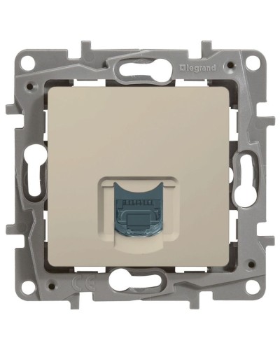 Розетка 5e, UTP, 1хRJ45, ETIKA, слоновая кость (672341). Розетка. LegranD в Химках
