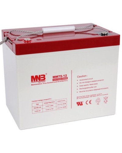 MNB MM 75-12. Аккумулятор герметичный свинцово-кислотный. MNB в Химках