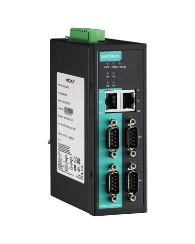 NPort IA5450A. 4-портовый усовершенствованный преобразователь. MOXA в Химках