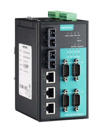 NPort S8455I-SS-SC. 4-портовый преобразователь. MOXA в Химках