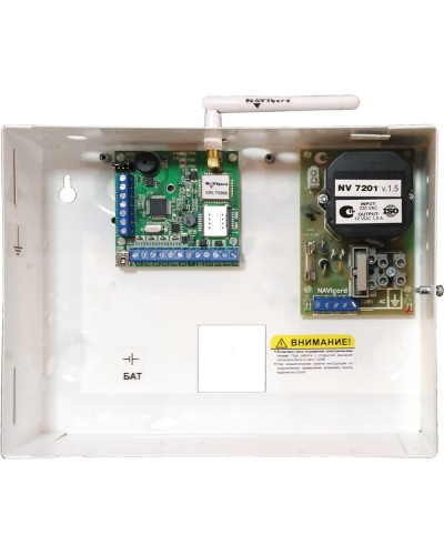 NV 1010c. Устройство оконечное объектовое приемно-контрольное c GSM коммуникатором. NAVIgard в Химках