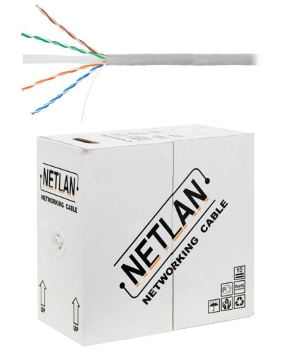 U/UTP 4pair, Cat6, Solid, In, PVC (EC-UU004-6-PVC-GY). Кабель «витая пара» (LAN) для структурированных систем связи. NETLAN в Химках