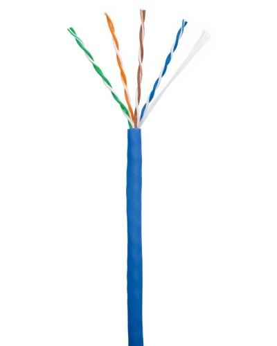 U/UTP 4pair, Cat5e, In, PVC (CCA-UU004-5E-PVC-BL). Кабель «витая пара» (LAN) для структурированных систем связи. NETLAN в Химках