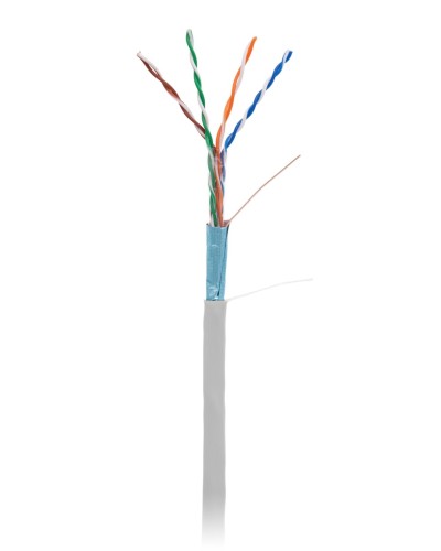 F/UTP 4pair, Cat5e, In,PVC (EC-UF004-5E-PVC-GY-1). Кабель «витая пара» (LAN) для структурированных систем связи. NETLAN в Химках
