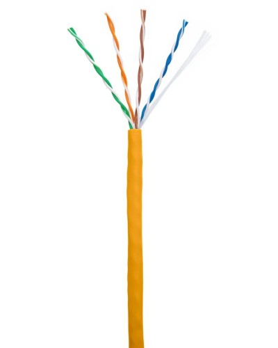 U/UTP 4pair, Cat5e, In, LSZH (EC-UU004-5E-LSZH-OR). Кабель «витая пара» (LAN) для структурированных систем связи. NETLAN в Химках