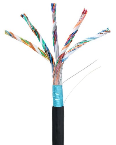 F/UTP 25pair, Cat5, Out, PE (EC-UF025-5-PE-BK-3). Кабель «витая пара» (LAN) для структурированных систем связи. NETLAN в Химках