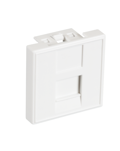 EC-IMF-1-WT-10 (10шт). Вставка 45x45 (Mosaic) для 1 модуля Keystone Jack. NETLAN в Химках