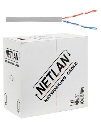 U/UTP 2pair, Cat5, In, PVC, CCA (CCA-UU002-5-PVC-GY) . Кабель «витая пара» (LAN) для структурированных систем связи. NETLAN в Химках