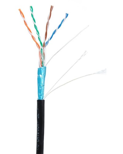 F/UTP 4pair, Cat5е, Out, PE (EC-UF004-5E-PE-BK). Кабель «витая пара» (LAN) для структурированных систем связи. NETLAN в Химках