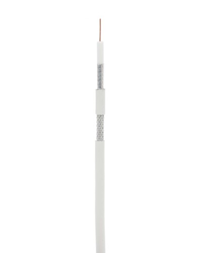 RG-6 CCS, In, PVC (EC-C2-32123A-WT-1). Кабель коаксиальный омедненный. NETLAN в Химках