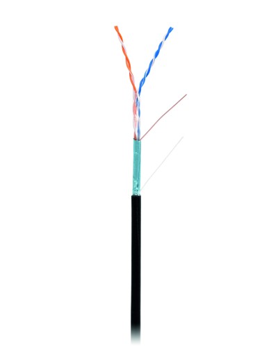 F/UTP 2pair, Cat5, Out, PE (EC-UF002-5-PE-BK). Кабель «витая пара» (LAN) для структурированных систем связи. NETLAN в Химках