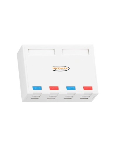 NMC-MB4P-ST-WT. Корпус настенной розетки. NIKOMAX в Химках