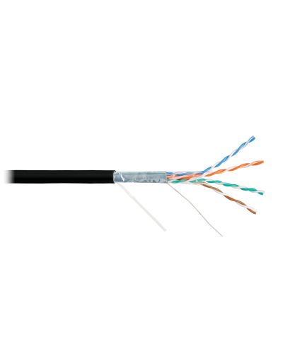 F/UTP 4pair, Cat5e, Solid, In/Out, нг(А)-HF (NMC 9200C-BK). Кабель «витая пара» (LAN) для структурированных систем связи. NIKOMAX в Химках