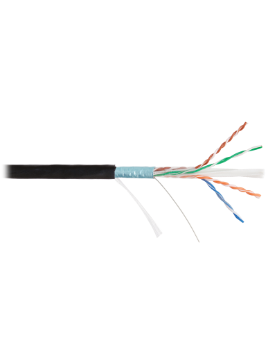 F/UTP 4pair, Cat6a, Solid, In/Out, нг(А)-HF (NMC 4255C-BK). Кабель «витая пара» (LAN) для структурированных систем связи. NIKOMAX в Химках