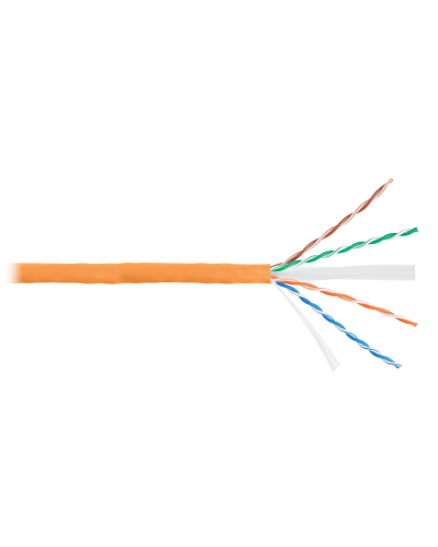 U/UTP 4pair, Cat6, Solid, In, нг(А)-HF (NMC 4140C-OR). Кабель «витая пара» (LAN) для структурированных систем связи. NIKOMAX в Химках