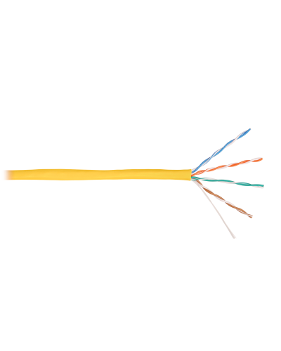 U/UTP 4pair, Cat5e, Solid, In, PVC (NMC 4100A-YL). Кабель «витая пара» (LAN) для структурированных систем связи. NIKOMAX в Химках