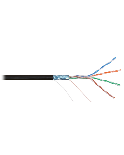 F/UTP 4pair, Cat5e, Solid, In/Out, нг(А)-HF (NMC 4200C-BK). Кабель «витая пара» (LAN) для структурированных систем связи. NIKOMAX в Химках