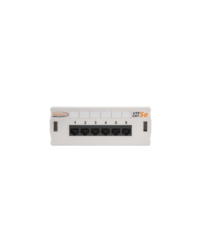 NMC-WP06UD2-GY. Патч-панель настенная 6 портов, Кат.5е. NIKOMAX в Химках