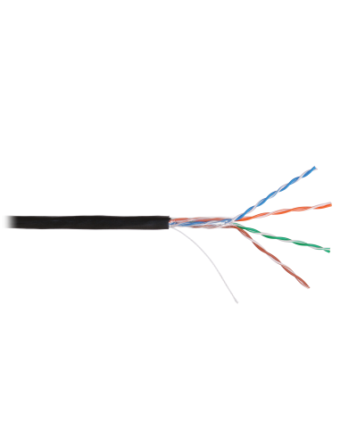 U/UTP 4pair, Cat5e, Solid, Out, нг(А)-HF (NMC 2100B-BK). Кабель «витая пара» (LAN) для структурированных систем связи. NIKOMAX в Химках