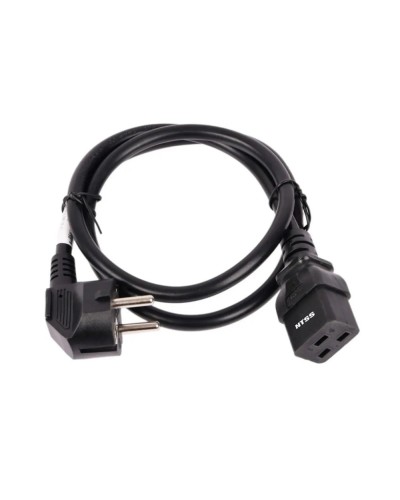 NTSS-PC19772 C19-Schuko проводник.:3х1.5мм2 3м 220/250В 16А черный. Кабель питания. NTSS в Химках