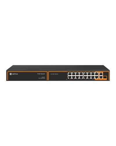 U1I-15F1G2b/2G/1S. Коммутатор с питанием по PoE 16-портовый. Optimus в Химках
