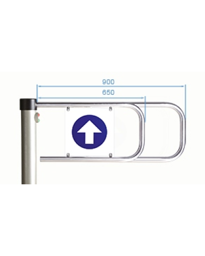 PERCo-ASG-650. Створка для калитки. PERCo в Химках