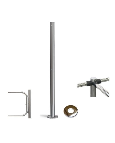 PERCo-BH02 2-16 с крышкой. Стойка с отверстием под стопорный механизм поворотной секции. PERCo в Химках