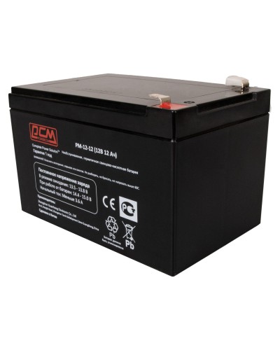 PM-12-12. Аккумулятор герметичный свинцово-кислотный. POWERCOM в Химках