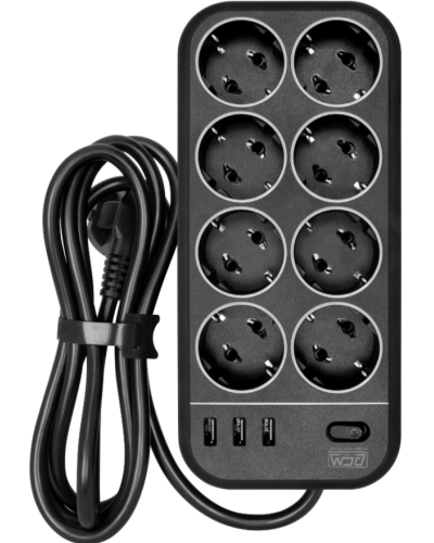 SP-08 USB03AB 1,8 M. Сетевой фильтр. POWERCOM в Химках