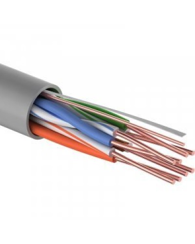 U/UTP Light, CAT 5, PVC, 4PR, 26AWG, омедненный INDOOR, SOLID, серый, 305м, PROconnect (01-0048-3). Кабель «витая пара» (LAN) для структурированных систем связи. PROCONNECT в Химках